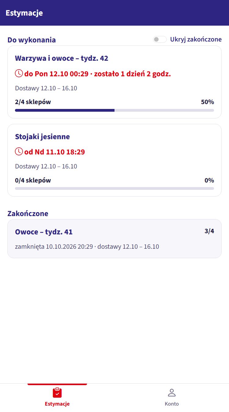Lista estymacji konsultantki